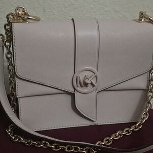 Michael Kors Light Beige Crossbody Bag